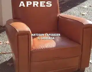 nos réalisations après avoir restauré des meubles par nos artisans Urriaga rénovation repigmentation cuir à Nice

