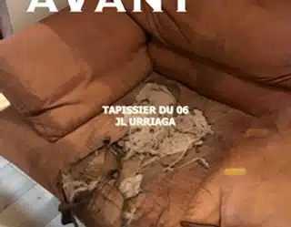 nos réalisations avant avoir restauré des meubles par nos artisans Urriaga rénovation repigmentation cuir à Nice